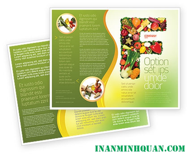 Thiết kế Brochure thực phẩm chuyên nghiệp hiện đại dành cho doanh nghiệp tại TP. HCM 2014 - 2015 phần 1